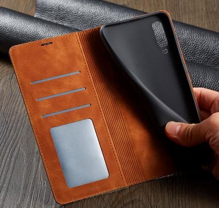hög kvalitet Samsung S10 fodral brun