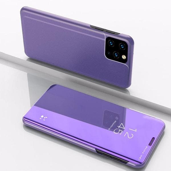 flipfodral för iphone 11 pro svart Lila