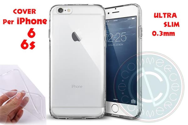 Ultra Slim 0,3mm silikon fodral för iphone 6/6s