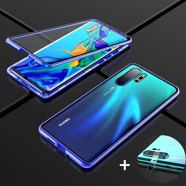 magneto fodral med Huawei P30 pro röd