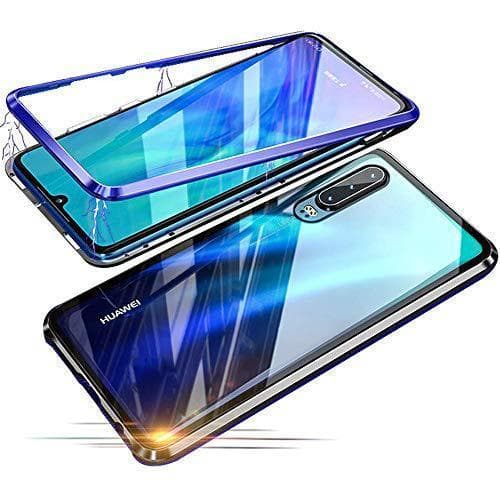 magneto fodral med Huawei P30 pro röd