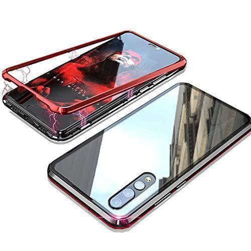 magneto fodral med Huawei P30 pro röd
