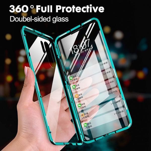 magneto fodral med Huawei P30 pro röd