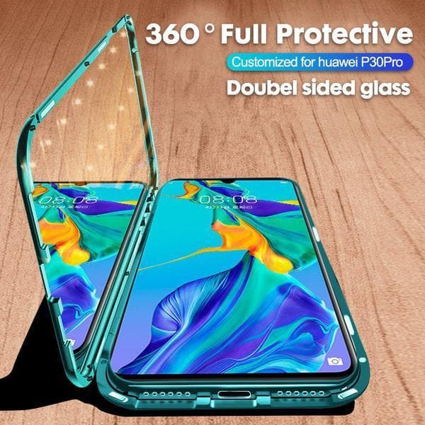 magneto fodral med Huawei P30 pro röd