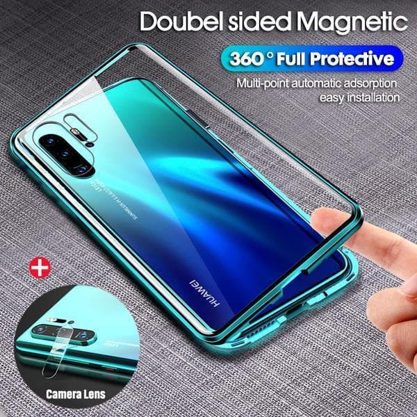 magneto fodral med Huawei P30 pro röd