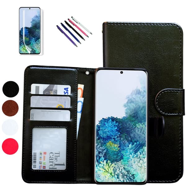 Samsung Galaxy S20 Plus - Læder cover / Beskyttelse