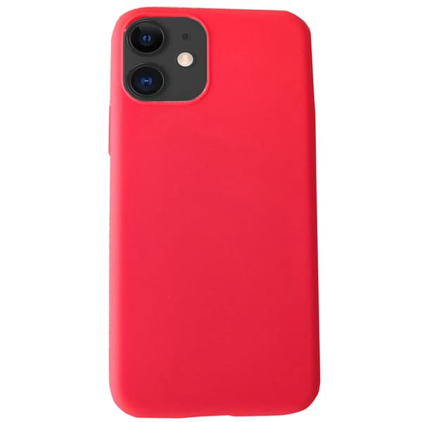 iPhone 12 Mini - Stilrent Leman Silikonskal Röd