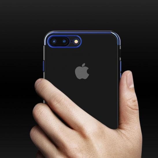 2 ST Skal till iPhone SE (20 / 22) / 8 / 7  Slim and Soft guld