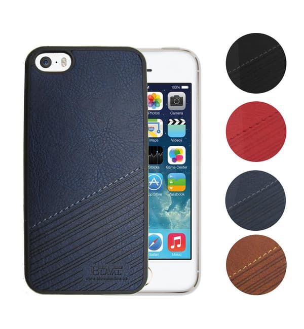 Mobilskal iPhone 5 / 5S / SE | Business Case Premium Mörkblå