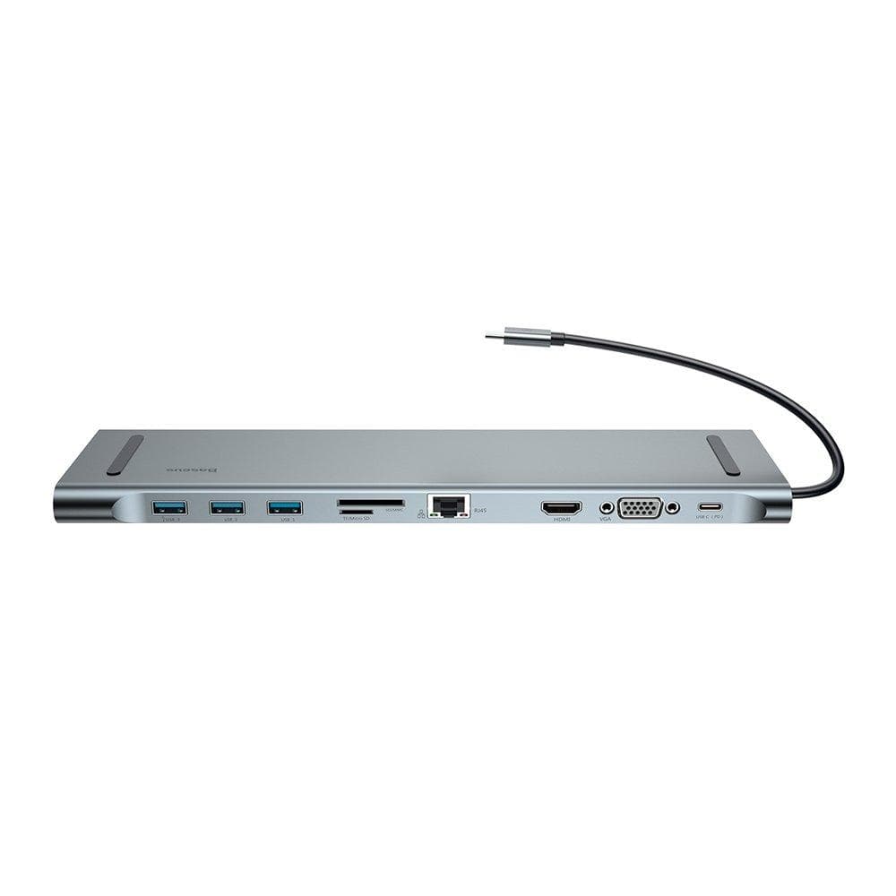 Baseus Enjoyment 10in1 Multifunctional Docking Station Stand for MacBook laptop notebook HUB adapter (CATSX-F0G)