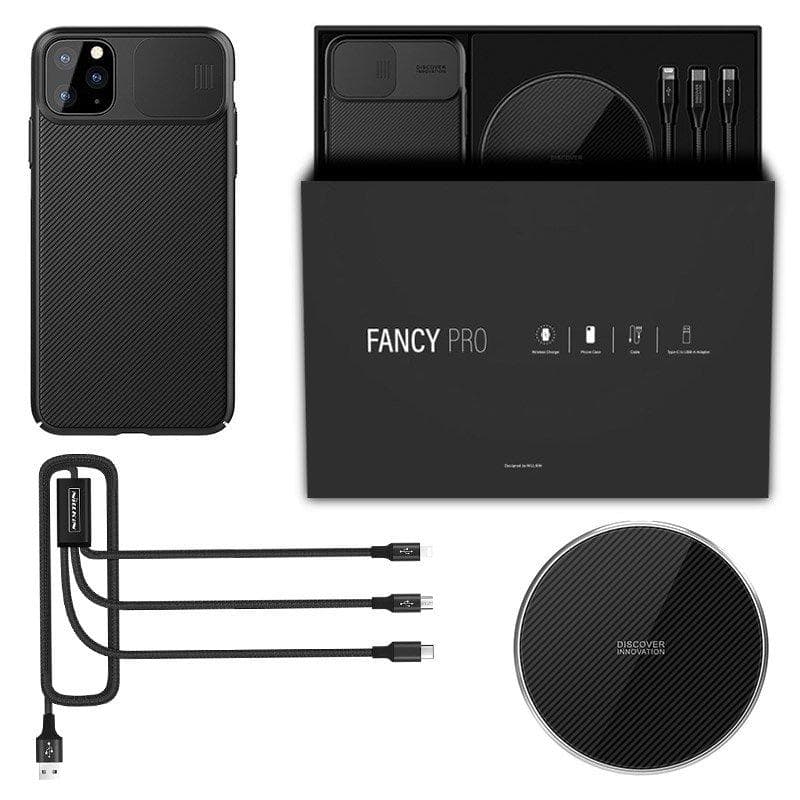 Nillkin Fancy Pro Gift Set (Charger+CamShield case for iPhone11 Pro Max+Cable) Support PD input