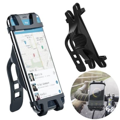 Ugreen silicone holder bicycle motorcycle on the phone on the steering wheel black (LP116 30489)