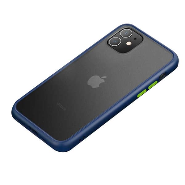 Matte Cover Blue Edge Mobilskal iPhone 11 Pro / XS / X