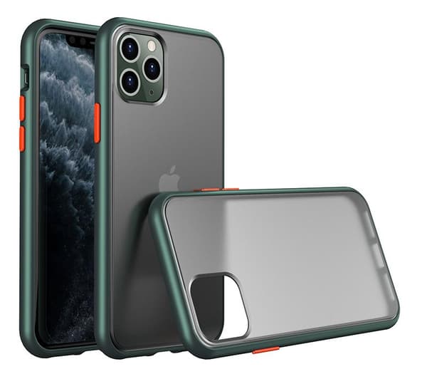 Matte Cover Green Edge Mobilskal iPhone 11 Pro Max / XS Max