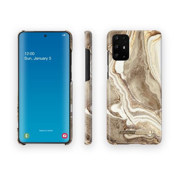 Galaxy S20 Ultra Golden Sand Marble | iDeal of Sweden Mobilskal