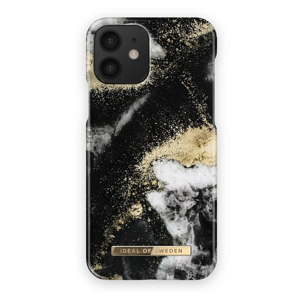 iDeal Mobilskal iPhone 12 Mini - Black Galaxy Marble