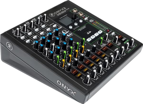 Mackie ONYX 8, 8 kanaler, Bluetooth, 30 W, Sort