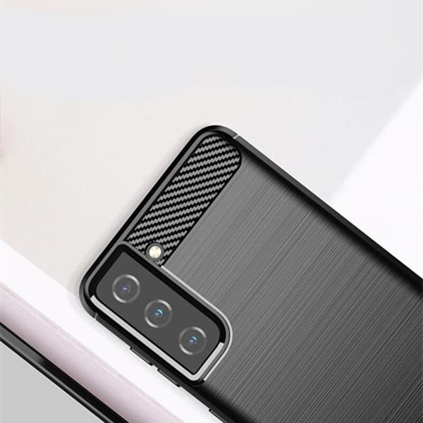 SKALO Samsung S21 Armor Carbon Stöttåligt TPU-skal