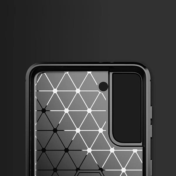 SKALO Samsung S21 Armor Carbon Stöttåligt TPU-skal