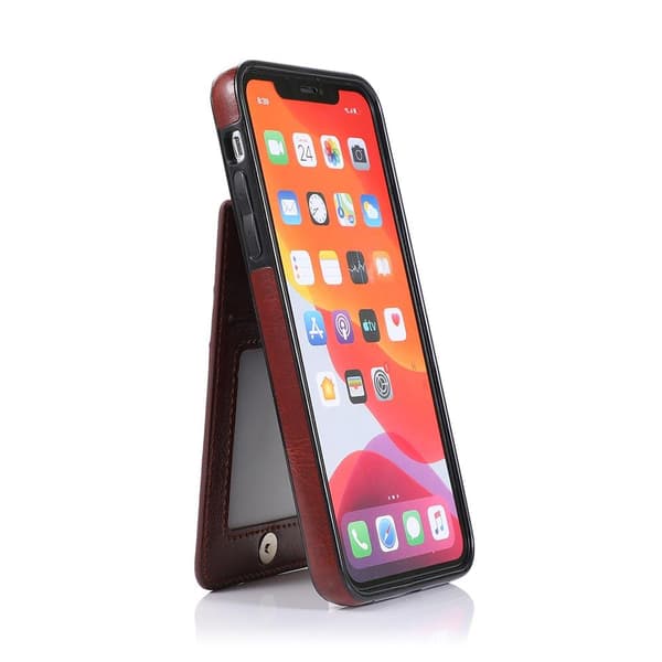 Skyddande Smidigt Skal med Kortfack - iPhone 12