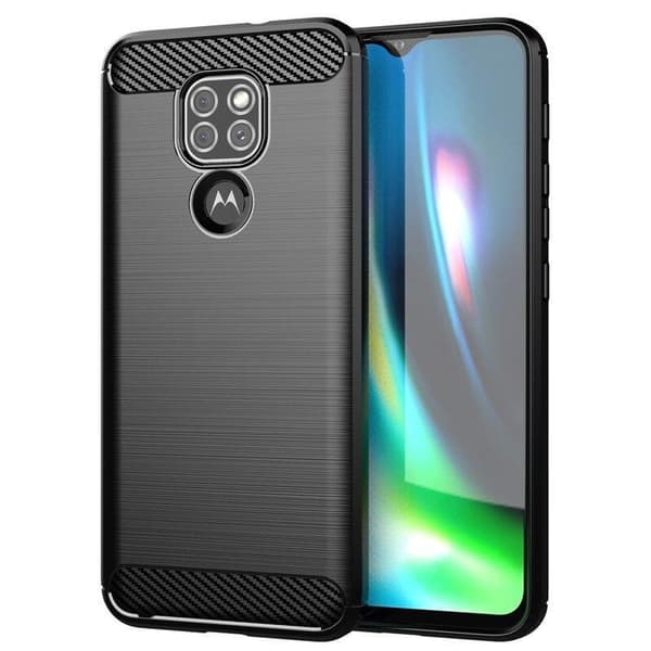 Stöttåligt Armor Carbon TPU-skal Moto E7 Plus