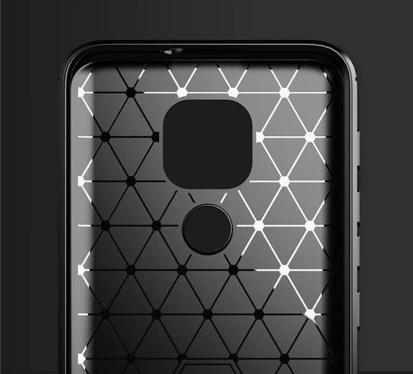 Stöttåligt Armor Carbon TPU-skal Moto E7 Plus