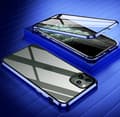 Miniatyrbild 5 av 7: iPhone 11 Pro MAX  Magnetiskt skal Härdat glas 360° skydd BLÅ
