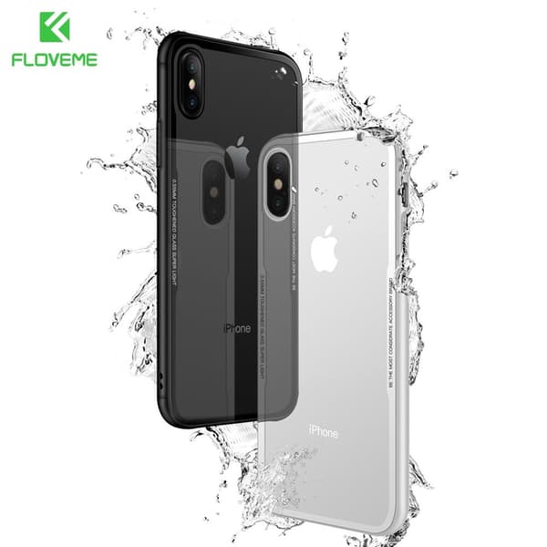 Mobilskal i härdat glas till iPhone XR