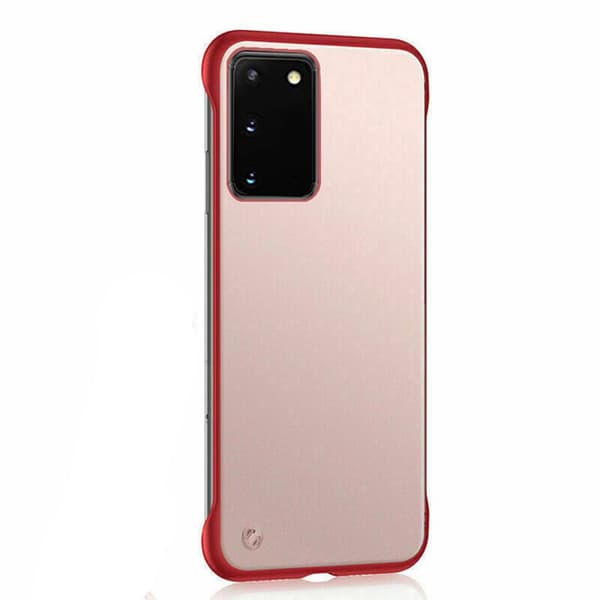 Samsung Galaxy S20 - Genomtänkt Stilrent Ultratunt Skal Röd Röd