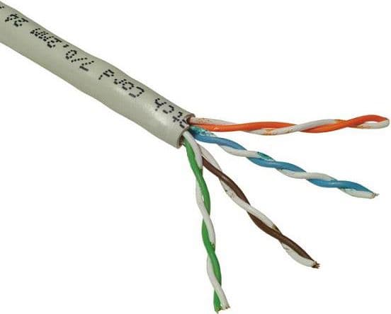Solarix - Samlet kabel - 305 m - UTP - CAT 5e - grå