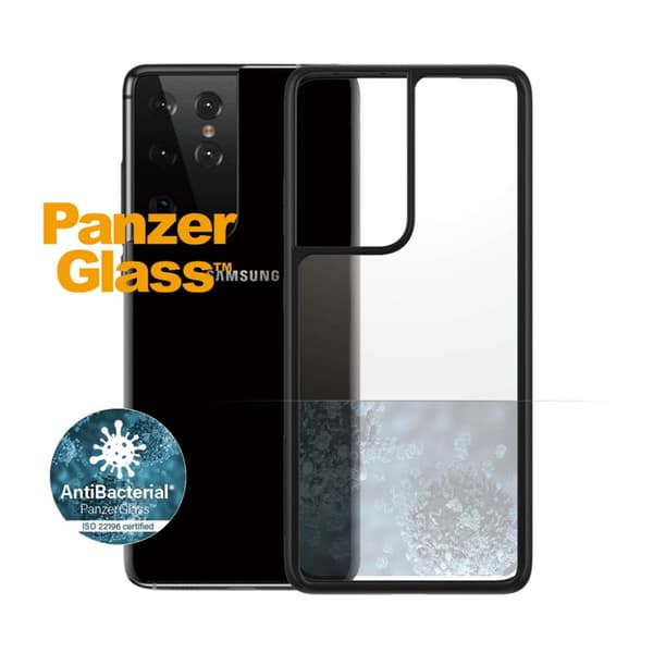 PanzerGlass Samsung Galaxy S21 Ultra Deksel ClearCase Black Edition