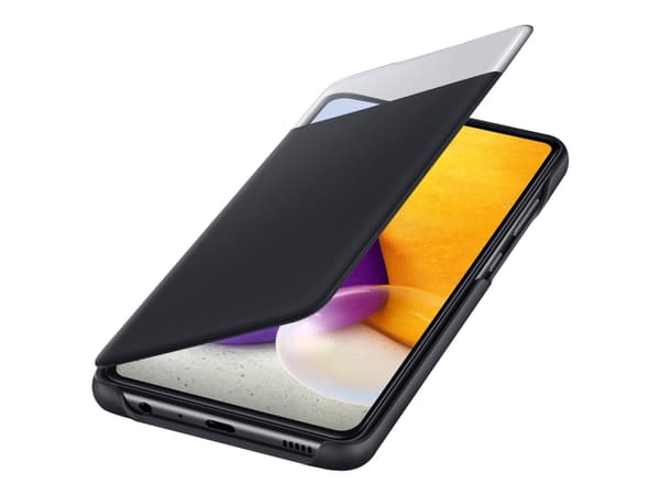 Samsung S View EF-EA725 - Lommebok for mobiltelefon - svart - for Galaxy A72