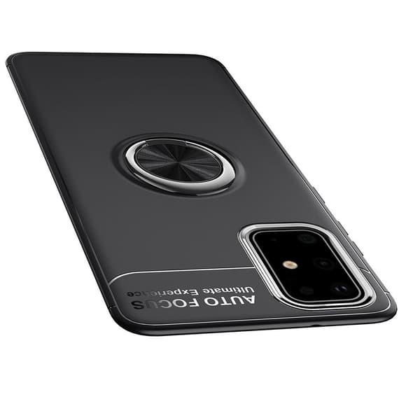 Samsung Galaxy S20 FE TPU skal med Finger Ring - Svart