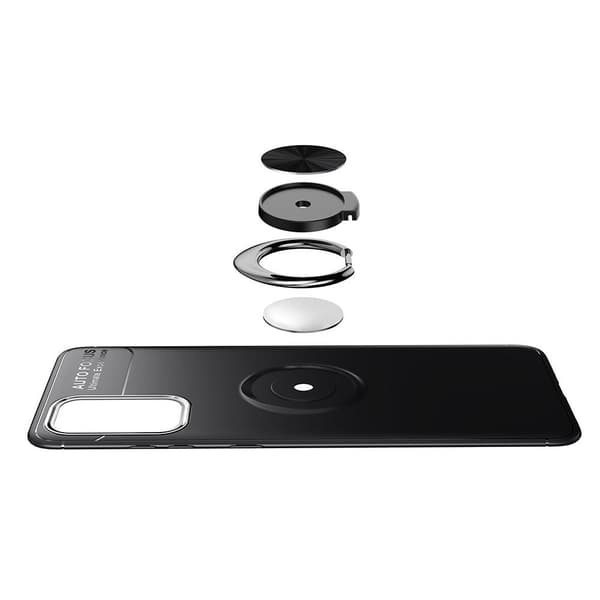 Samsung Galaxy S20 FE TPU skal med Finger Ring - Svart