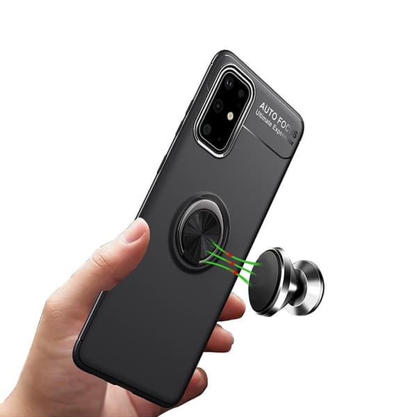 Samsung Galaxy S20 FE TPU skal med Finger Ring - Svart