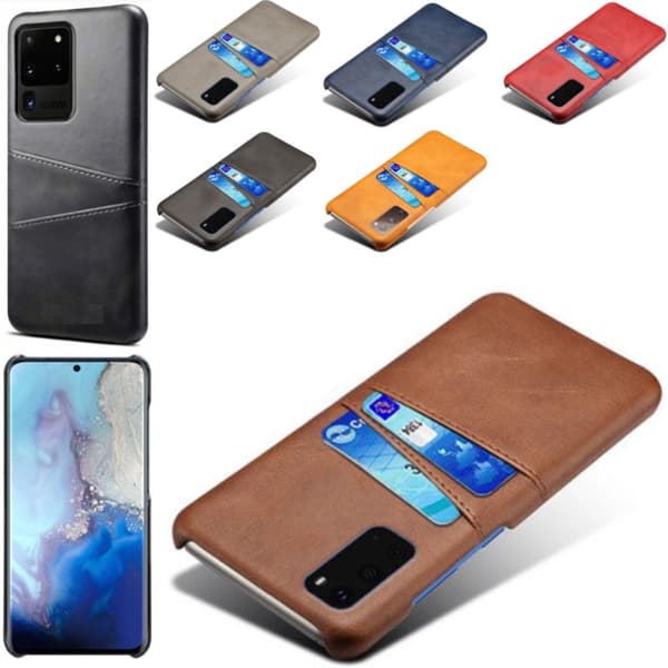 Samsung galaxy S20 Ultra skal kort Mörkbrun