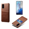 Miniatyrbild 6 av 11: Samsung S20 Ultra skydd skal fodral skinn kort visa amex mastercard
