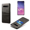 Miniatyrbild 2 av 11: Samsung S10+ skydd skal fodral skinn kort visa amex mastercard