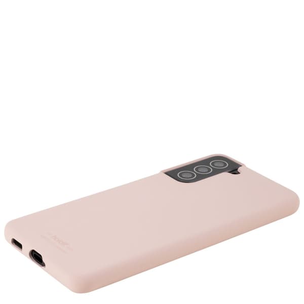holdit Samsung Galaxy S21 Plus Deksel Silikon Blush Pink