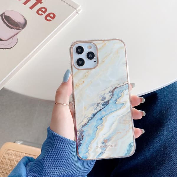 iPhone 12 Pro Max Skal i oändliga färger marmor mönster
