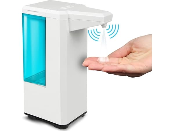 Automatisk dispenser beholder dispenser for desinfisering av væsker 500ml for 4 AA batterier Promedix PR-470