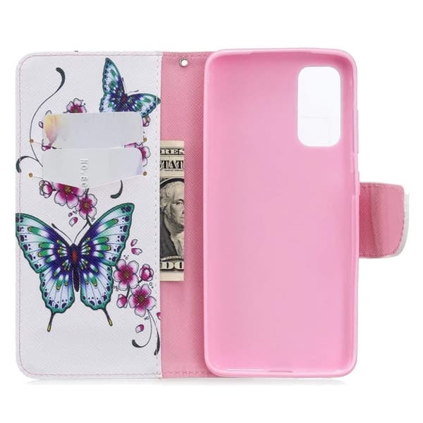 Plånboksfodral Xiaomi Mi 10T Pro – Fjärilar och Blommor