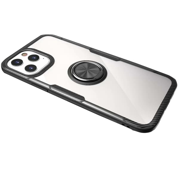 Smidigt Skal med Ringhållare - iPhone 12 Pro Max