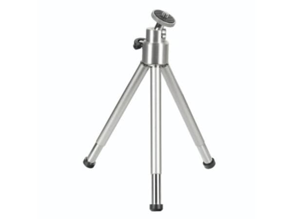 Hama Ministativ 1/4 tomme Arbejdshøjde=14 - 21 cm Sølv Kuglehoved