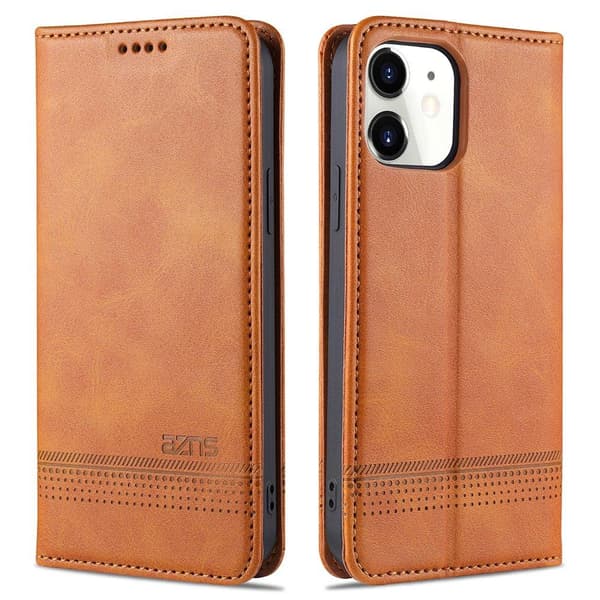 iPhone 12 - Stilrent Praktiskt Plånboksfodral (AZNS)