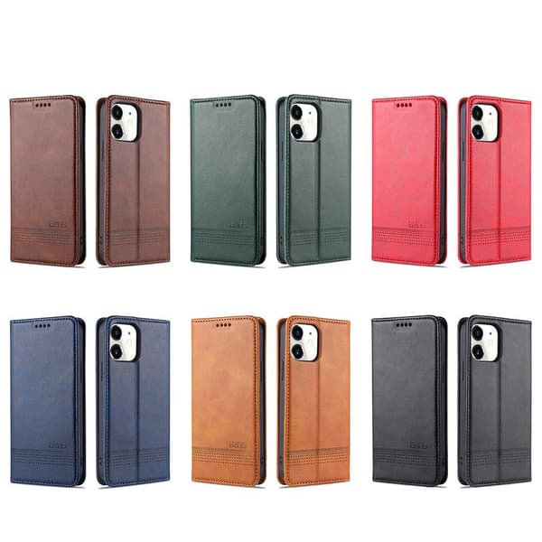 iPhone 12 - Stilrent Praktiskt Plånboksfodral (AZNS)