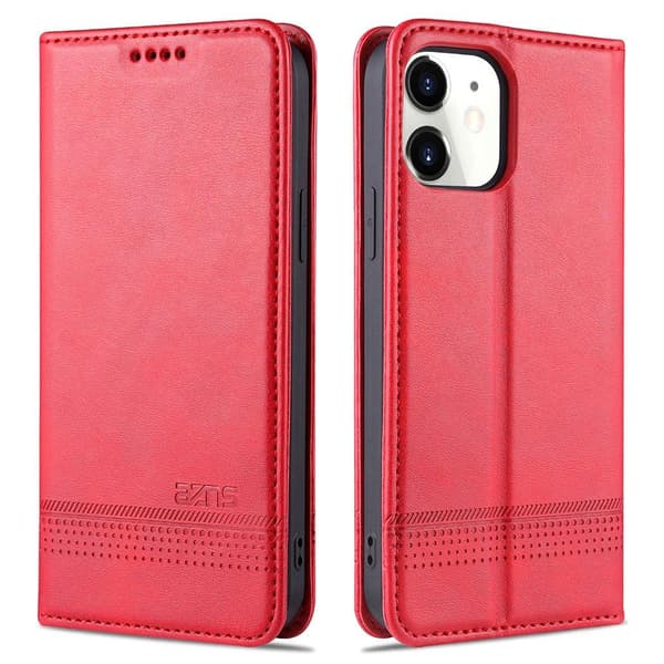 iPhone 12 - Stilrent Praktiskt Plånboksfodral (AZNS)