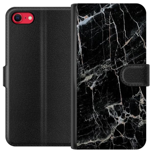 Apple iPhone 7 Lompakkokotelo Musta marmori