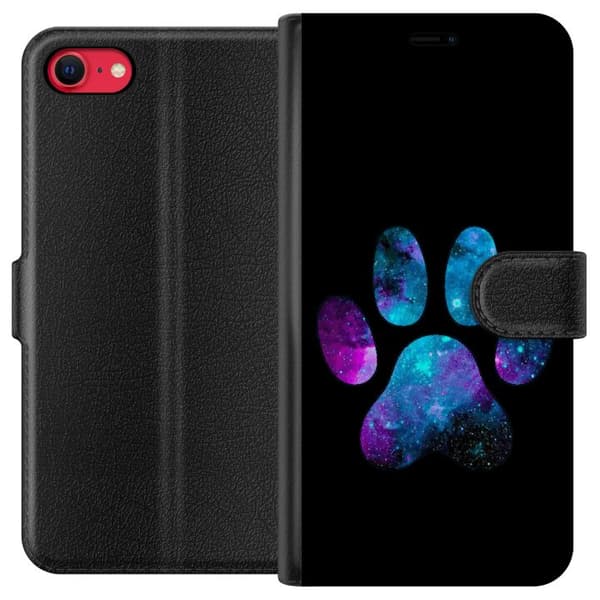 Apple iPhone 7 Plånboksfodral Galaxy Paw