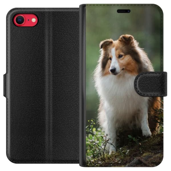 Apple iPhone 7 Tegnebogsetui Hund